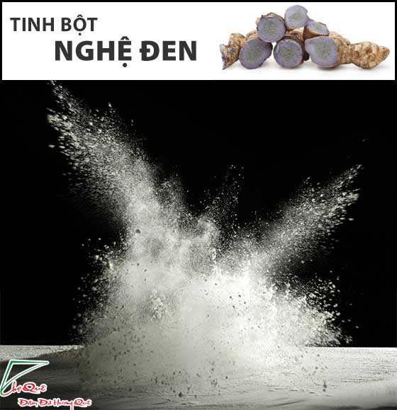 Hướng dẫn sử dụng tinh bột nghệ đen